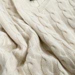Sweater cashmere Cable White image 3