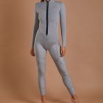 Women's Vitality Bodysuit In Grey image 5