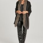 Cape Double Antra/Grey with SAGA fox fur image 1